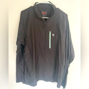 Mountain Hardware windbreaker, Charcoal, size L